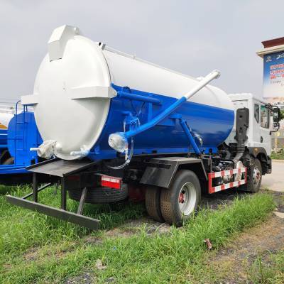 湖北产东风5吨蓝牌吸粪车 柴油三轮多功能环卫作业利器